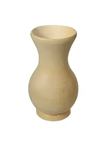 Ваза деревянная гладкая №6 (липа) (мал) (TAT-149-05) (00153)