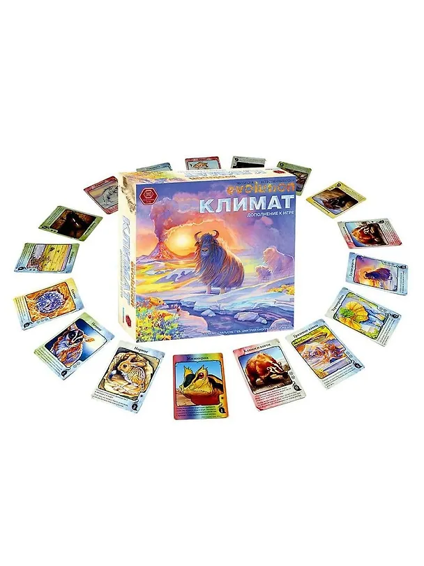 Игра настольная, Правильные игры, Эволюция. Естественный отбор. Климат (дополнение) 2771329 — 5