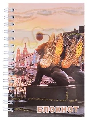 Записная книжка "Санкт-Петербург. Банковский мост, ночь", А6, 120 листов 318270