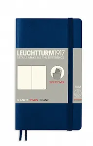 Записная книжка A6 61л нелин. "Classic" мягк.обл., синий неви, Leuchtturm1917