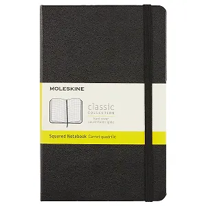 Записная книжка Moleskin Classic Medium, чёрная, 120 листов, А5+