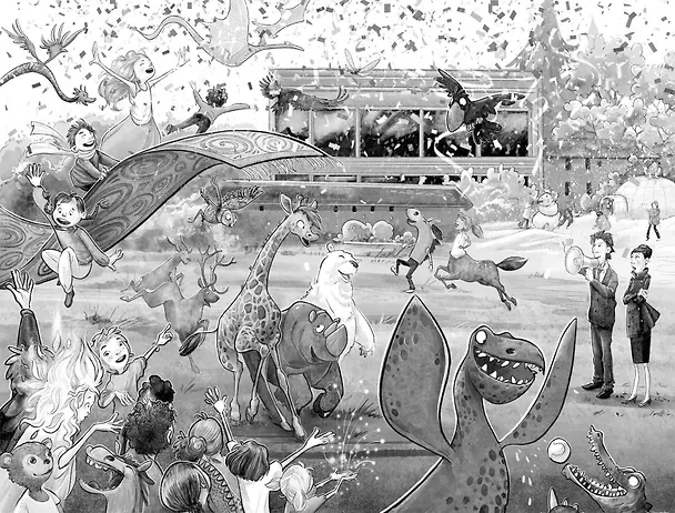 Книга Школа талантов. Урок первый: зверский шум! (Зильке Шельхаммер) — 8