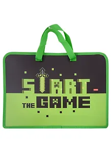 Папка для тетрадей «Start Game» А4, пластик, на молнии, Hatber