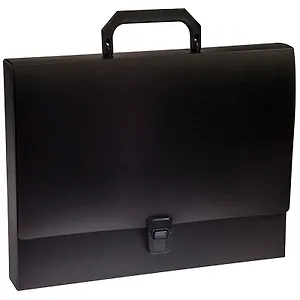 Папка-портфель, 1 отделение OfficeSpace, 32*29*3см, 600мкм, черный F01P1_10261