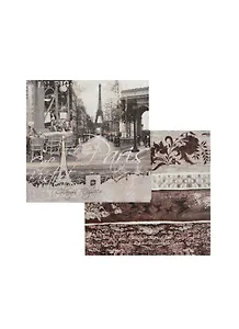 Набор салфеток для Декупажа Старый Париж (RIS/SDL078200) (2шт) (упаковка)