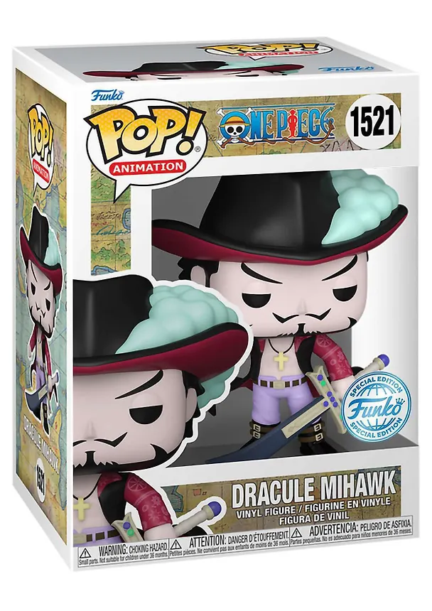 Фигурка Funko POP! Animation One Piece Dracule Mihawk (Exc) (1521) (Fun77108) 3118947 — 2