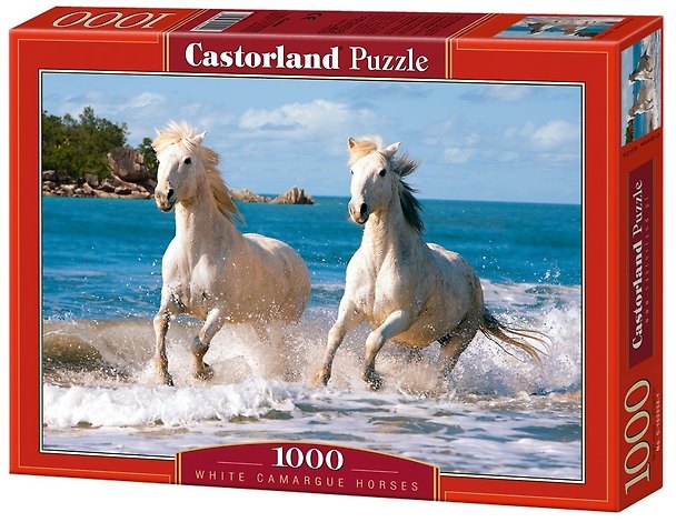 Пазл 1000 C-102433 Белая лошадь (Castorland) 2298011 — 1