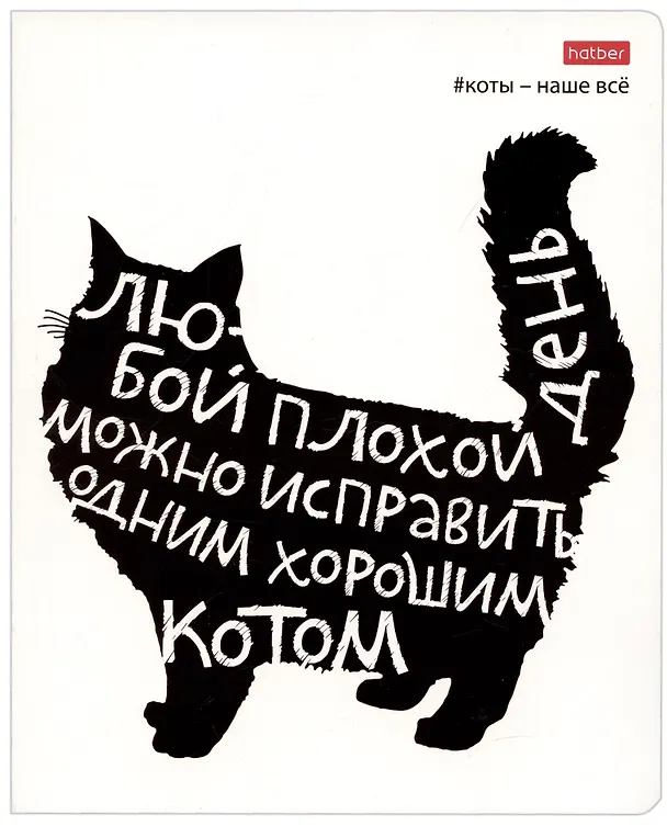 Тетрадь общая «Коты - наше всё», 48 листов в клетку, A5, в ассортименте - Hatber 2900114 — 3