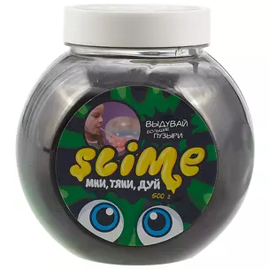 Игрушка Слайм. «Slime «Mega Mix», черный + зеленый, 500 г. — 2739500 — 1