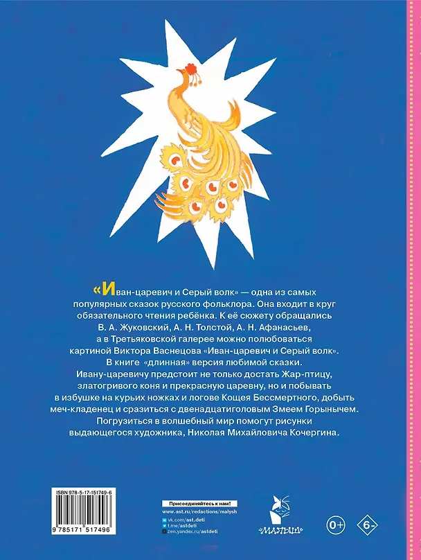 Книга Сказка об Иване-царевиче и Сером волке. Рисунки Н. Кочергина () — 2