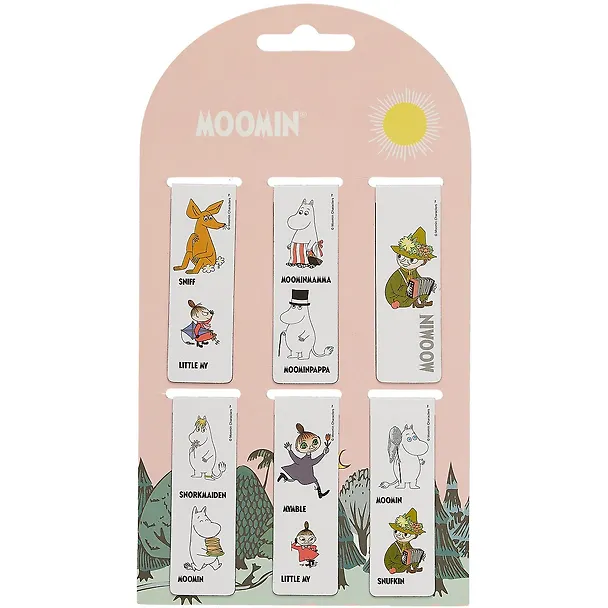 Магнитные закладки MOOMIN Муми семейство и друзья (6шт) 2867812 — 2