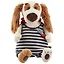 Мягкая игрушка Такса Бартоломей в комбинезоне в полоску (27 см) (Bart27-005) — 2630024 — 1