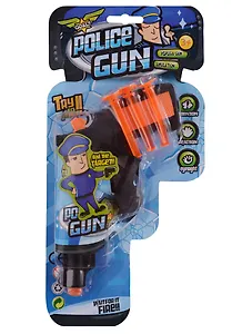 Набор полицейского пистолет со свистком на блистере