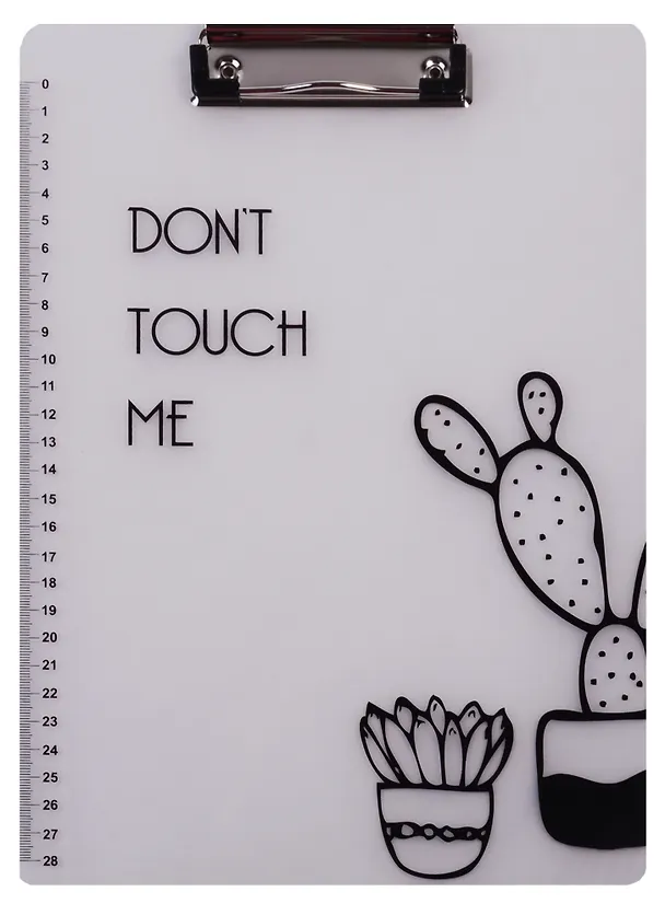 Планшет «Don't touch me», А4, пластик, в ассортименте 244997 — 1