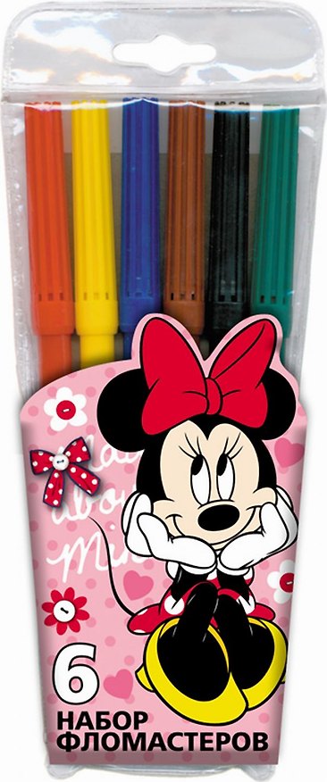 Фломастеры 06цв "Miss Minnie", Disney 228324 — 1