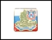 ГС магнит карта металл с заливкой Ростов-на-Дону Ростовская область Карта 4,5*4,5 см 405695, шт 2322890