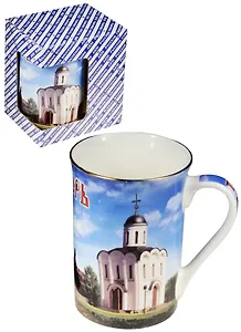 Кружка декоративная Тверь (фарфор) (061-57)