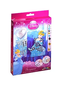 Мозаика-сингл Золушка (мозаика по номерам) (68922) (150+ дет.) (Disney Princess) (4+) (коробка)