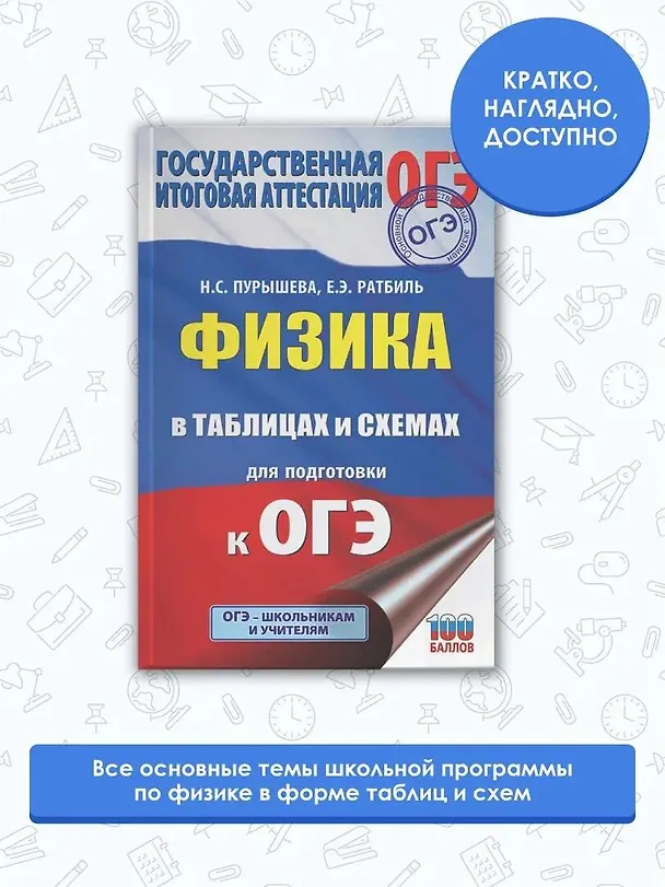 Книга Физика в таблицах и схемах для подготовки к ОГЭ (Наталия Пурышева) — 4