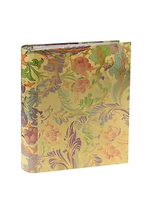 Тетрадь 120л кл. "Винтаж" на кольцах, 7БЦ, смен.блок, тисн.фольгой., Listoff