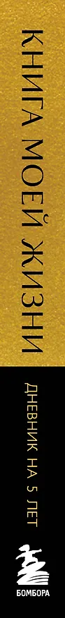 Ежедневник недатированный «Книга моей жизни. Дневник на 5 лет» А5, золото, 184 листа, Эксмо 3029027 — 10
