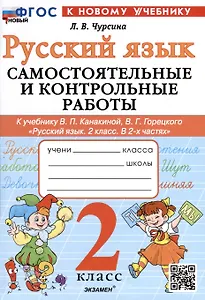 Русский язык. 2 класс. Самостоятельные и контрольные работы. К учебнику В. П. Канакиной, В. Г. Горецкого "Русский язык. 2 класс. В 2-х частях"
