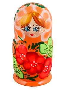 Матрешка 3 в 1 (Цветы, Эскиз 11, Ноготки) (М03100311)