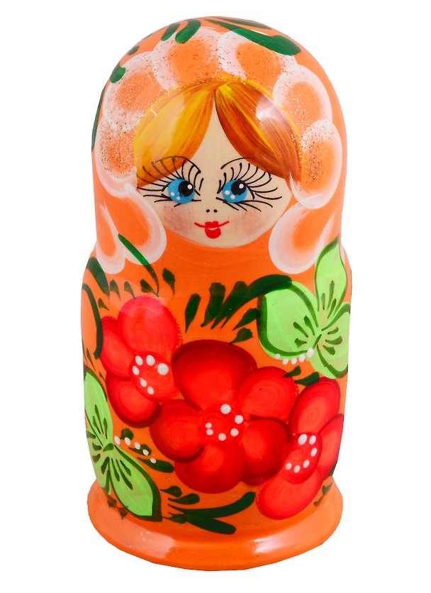 Матрешка 3 в 1 (Цветы, Эскиз 11, Ноготки) (М03100311) 2723820 — 1
