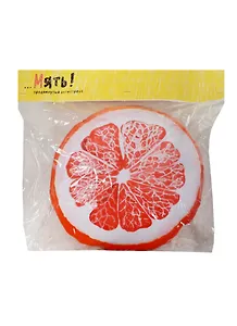 Мягкая игрушка-антистресс Грейпфрут (31х12)