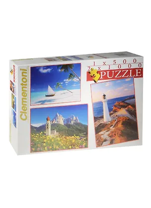 Пазл Набор (1х500+2х1000)К 08104 Clementoni Спецкол. Пейзажи (48,5х33,5см/67,7х47,7см) (коробка) 2495025