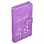 Ежедневник недат. А6+ 120л 110х190 "Бейбискин" сиреневый, иск.кожа, тв.переплёт, тиснение фольгой, магнит.клапан, офсет, ляссе — 2995326 — 2
