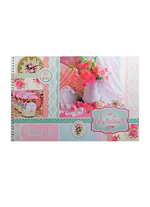 Альбом для рисования Hatber, "Ажурная фантазия", А4, 40 листов, на евроспирали, в ассортименте