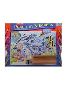 Набор с цветными карандашами Подводный мир (PPCR2) (8шт) (+точилка) (3+)