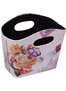 Корзинка для мелочей Желтая роза и марка 18*16см 12-06649-JC01-2
