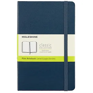 Записная книжка Moleskin Classic Medium, синяя, 120 листов, А5+ 251299