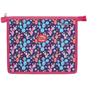 Папка для тетрадей А5 "JUICY CACTI" молния, пластик 258379