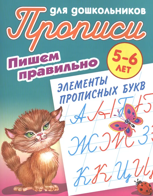 Книга Пишем правильно элементы прописных букв () — 1