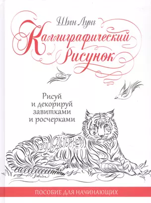 Каллиграфический рисунок. Рисуй и декорируй завитками и росчерками. Пособие для начинающих. — 2791047 — 1