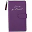 Ежедневник недат. А6+ 120л 110*190 "Буйвол" сиреневый, кожзам, тв. переплет, магнит.клапан, кисточка, тонир.блок, ляссе — 260988 — 1
