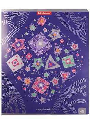 Тетрадь в клетку Erich Krause, "Ракушки", 48 листов, в ассортименте 244155