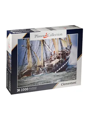 Пазл Clementoni Плиссон 1000 эл. 69*50см. "Парусная яхта Белем.Шторм" 2516433