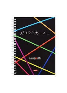 Тетрадь в клетку Hatber, Rainbow, 80 листов, в ассортименте