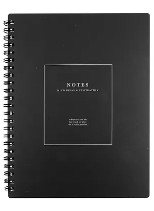 Тетрадь в клетку Be Smart, Notes, 80 листов, черная 2971070