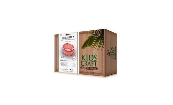 Набор для плетения KidsCraft № 5 (КС205) (корзинка) (16х23см) (овал средний) 2343776 — 1