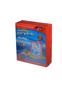 Волшебный квиллинг Дельфины (C1852-07) (набор для творчества) (5+) (коробка)