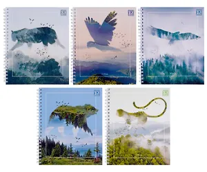 Тетрадь в клетку Listoff, "Тайны дикой природы", 96 листов, в ассортименте