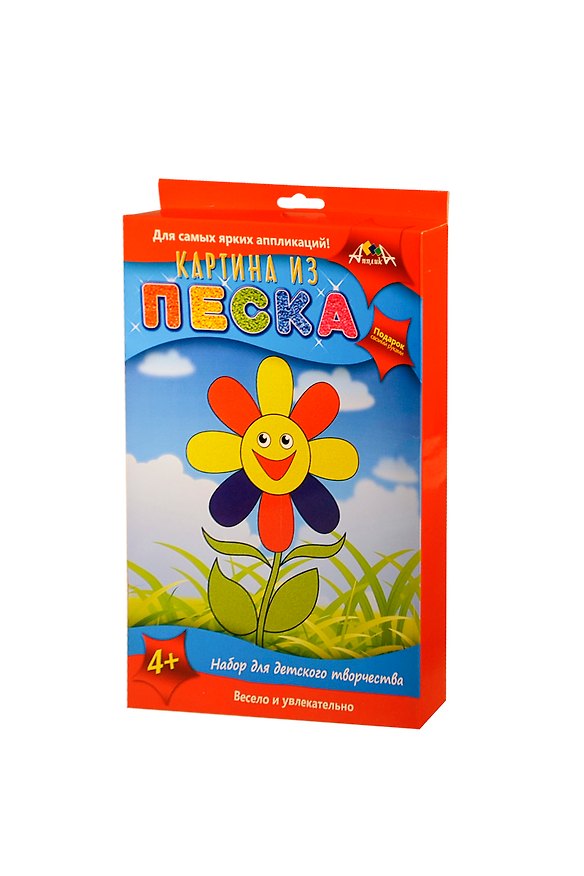 Картины из песка Цветочек (C2432-05) (набор для детского творчества) (4+) (упаковка) 2407666 — 1
