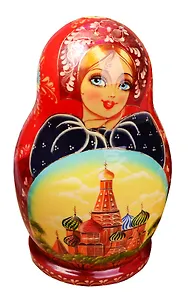 Матрешка 10 предм. расписная авторская Миниатюра арт. С-222 (370)