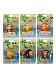 Игрушка Pet Zoo Обезьянки (PTZ-038) (в ассорт.) (4+) (блистер)