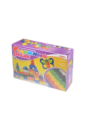 Набор для творчества LORI "Радужный песок" набор из 6 цветов 2415475